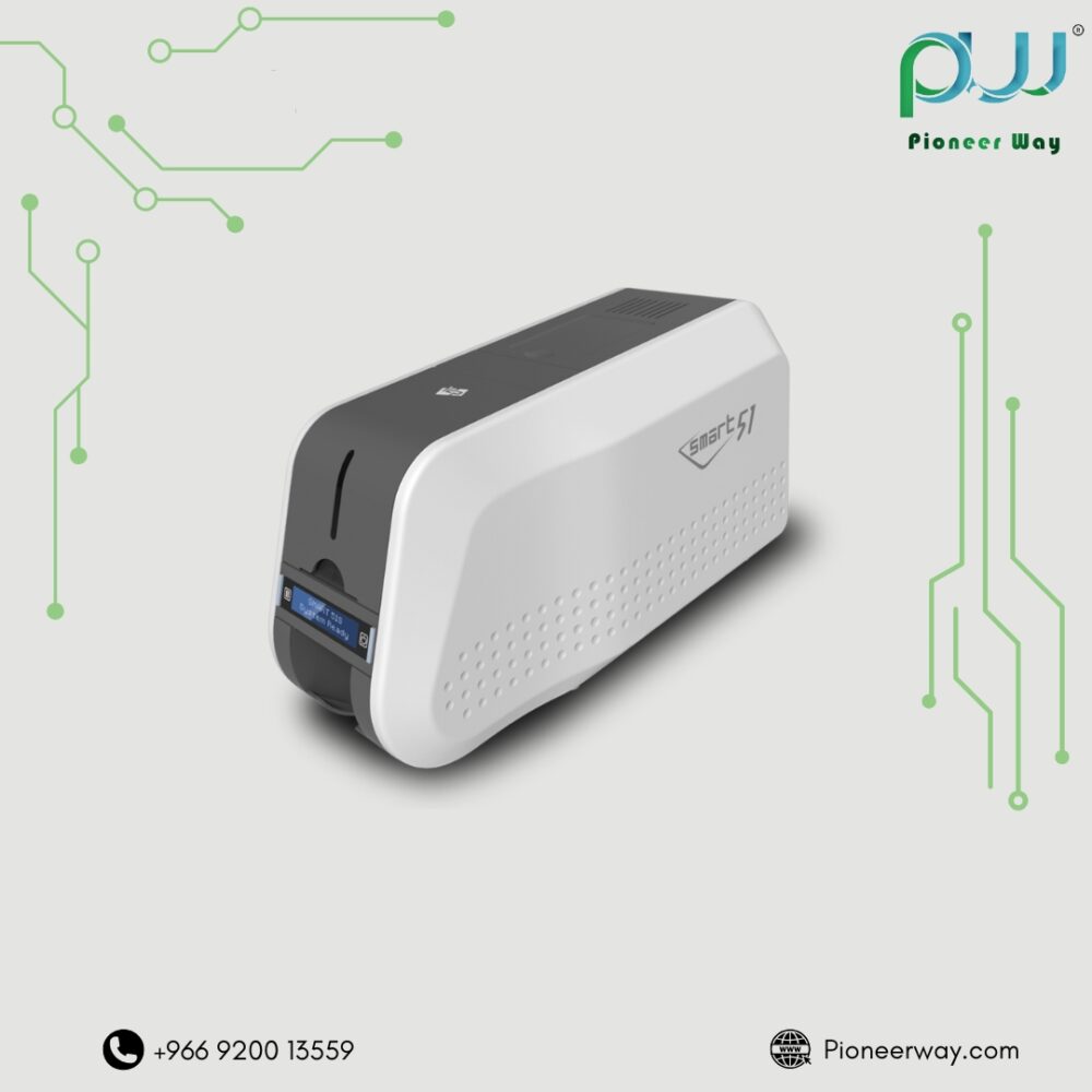 طابعة الكروت من سمارت 51 وجهين ملون