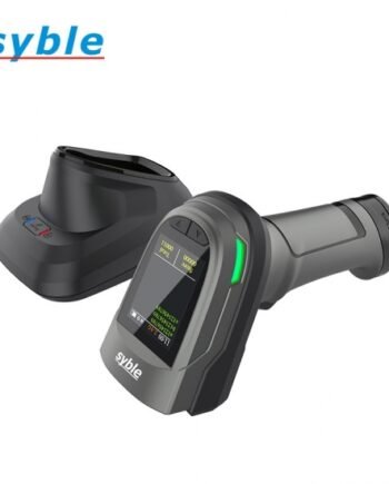 Syble 2D Industrial Wireless with Display Screen and Cradle Scanner XB-D68T